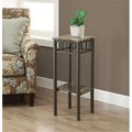 Heat Wave Cappuccino Marble - Bronze Metal Plant Stand HE2618313